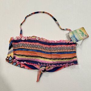 Hobie Bandeau Bikini Top | Southwest Print | NWT | Size